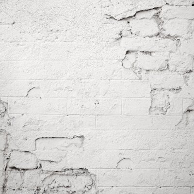 Fotobehang Muur met beschadigd pleisterwerk