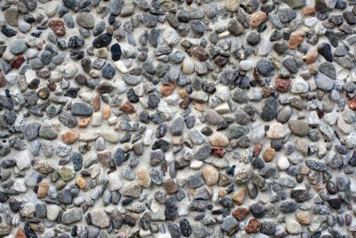 Fotobehang Muur met mooie gekleurde stenen