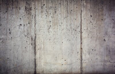 Fotobehang Muur van oude betonplaten