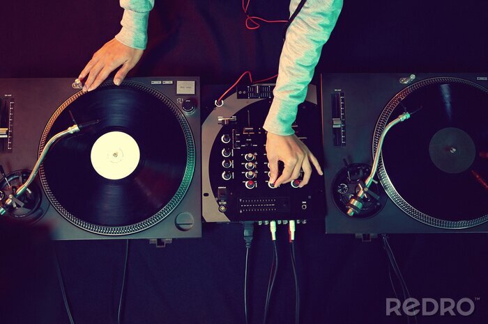 Fotobehang Muziek en DJ-uitrusting