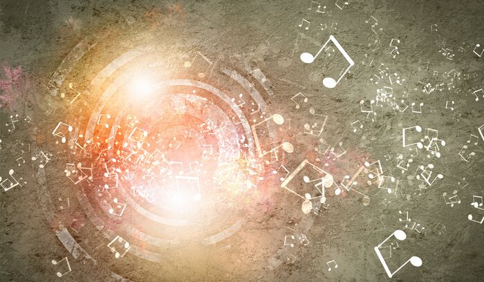 Fotobehang Muzikale grillen