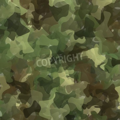 Fotobehang Naadloos camouflagepatroon voor jongeren