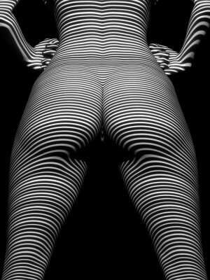 Fotobehang Naakt in zwart-wit