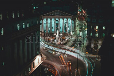 Fotobehang Nachtfotografie van Londen
