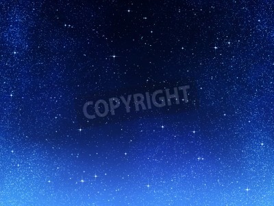 Fotobehang Nachtzicht met sterren