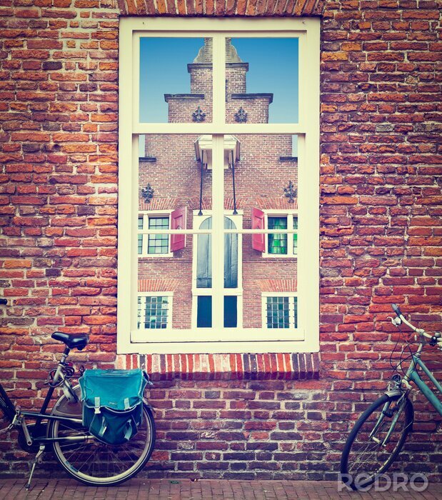 Fotobehang Nederlandse Window