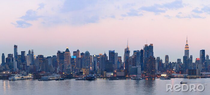 Fotobehang New York als panorama
