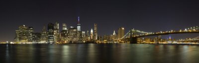 New York City, lichten en nacht
