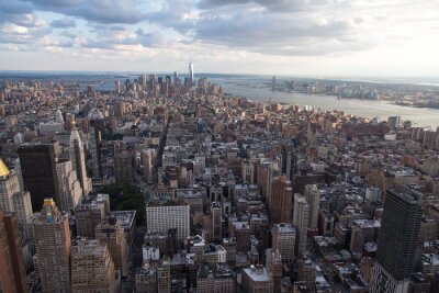 Fotobehang New York City van boven