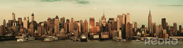 Fotobehang New York City wolkenkrabbers