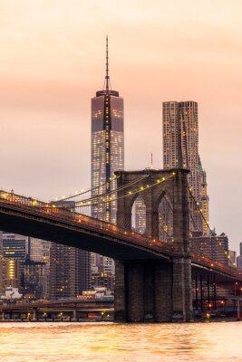 New York en Brooklyn Bridge
