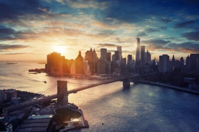 New York Manhattan van bovenaf