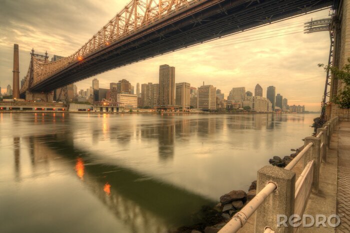 Fotobehang New York vintage brug