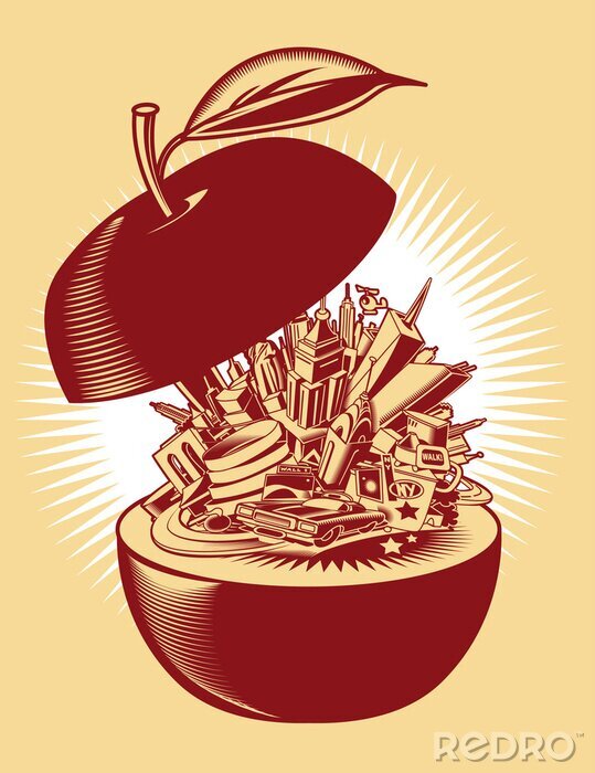 Fotobehang New Yorkse Big Apple