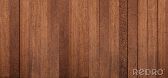 Fotobehang Nieuwe houten vloer