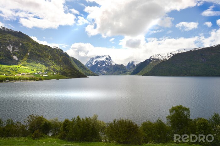 Fotobehang Noorse bergen