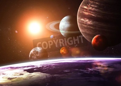 Fotobehang Objecten in het zonnestelsel