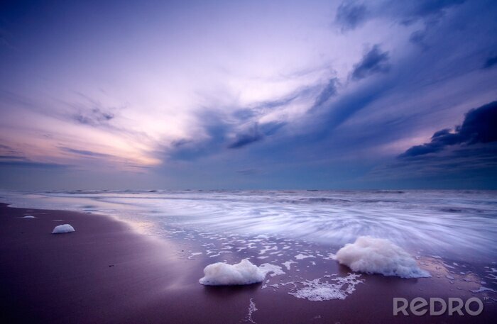 Fotobehang Ocean 's nachts