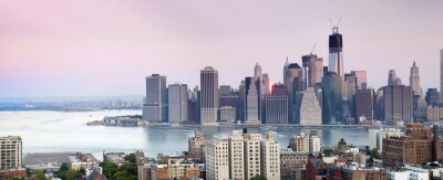 Fotobehang Ochtend skyline van New York