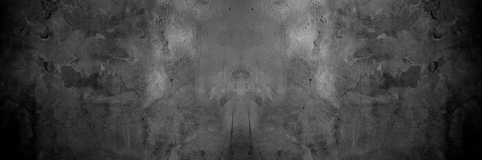 Fotobehang Old wall texture cement dark black gray panorama background abstract grey color design are light with white gradient background.