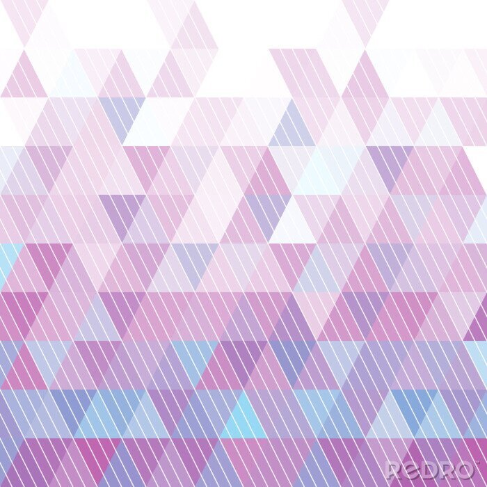 Fotobehang ombre driehoeken patroon
