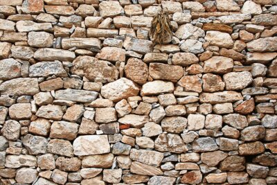 Fotobehang Onregelmatige stenen muur