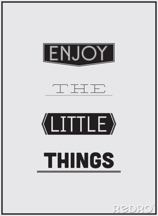 Fotobehang Ontwerp belettering over geluk