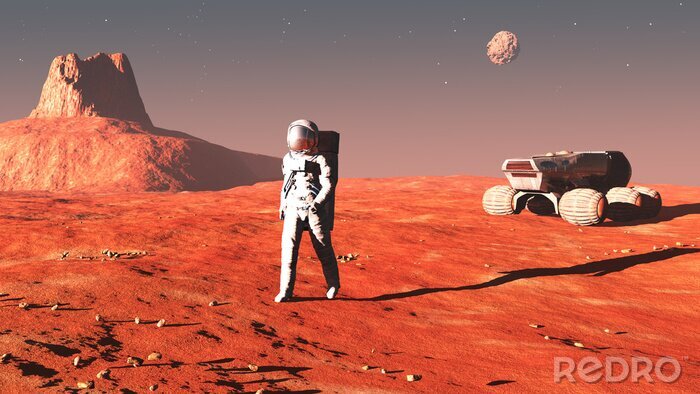 Fotobehang op Mars