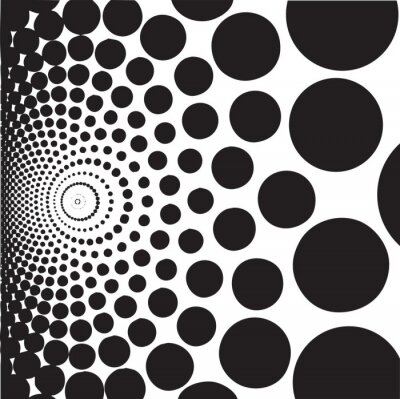 Fotobehang Optische illusie uit de jaren 60