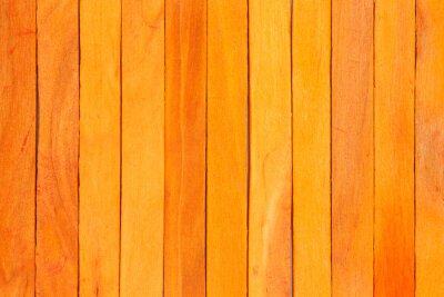 Fotobehang Oranje houten structuur