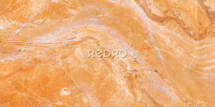 Fotobehang Oranje marmeren textuur