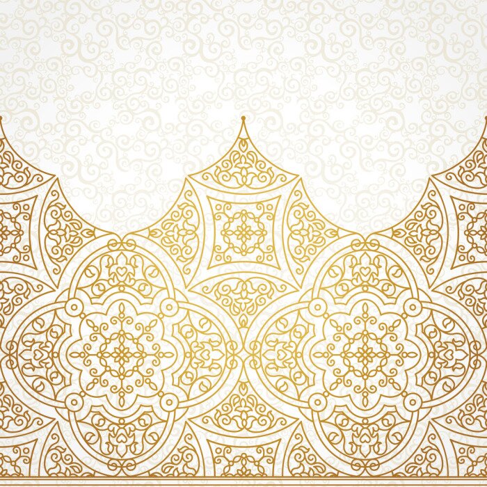 Fotobehang Ornament in oosterse stijl