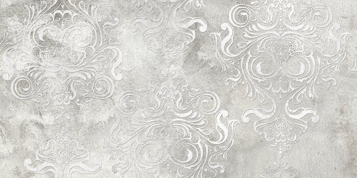 Fotobehang Ornamenten op een betonnen achtergrond