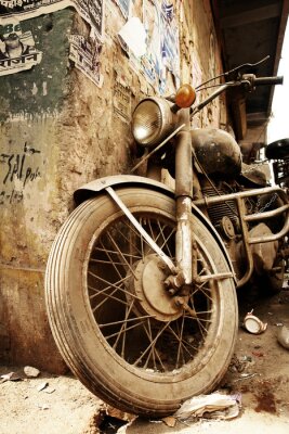 Fotobehang Oude fiets