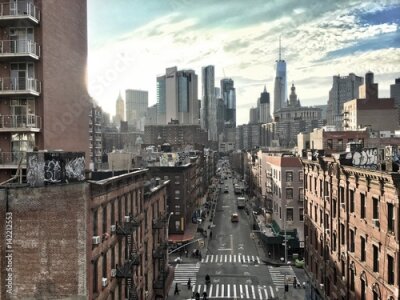 Fotobehang Oude gebouwen van New York