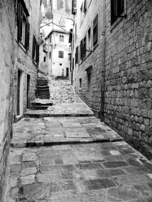 Fotobehang Oude straat