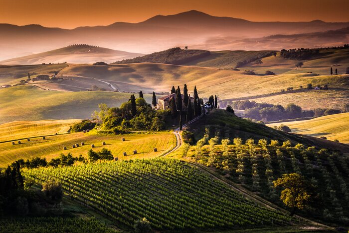 Fotobehang Paesaggio, Toscana - Italia
