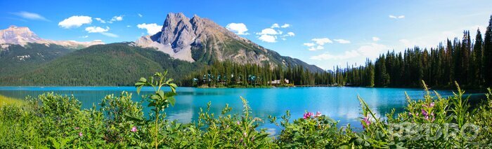 Fotobehang Panorama van Canadese bergen