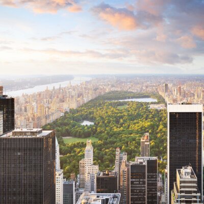 Fotobehang Panorama van Central Park
