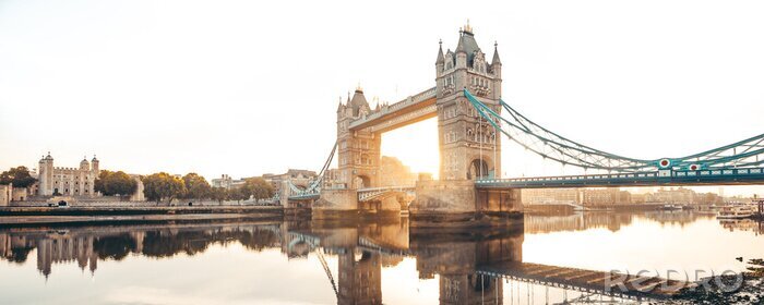 Fotobehang Panorama van de Torenbrug in Londen