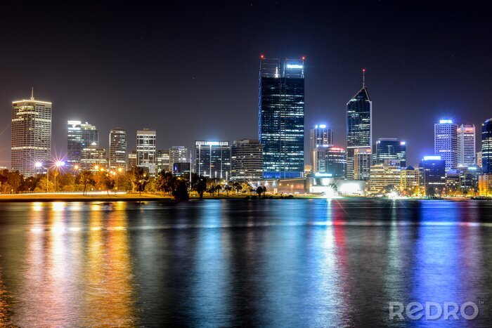 Fotobehang Panorama van een Australische stad