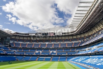 Fotobehang Panorama van het stadion van Real Madrid