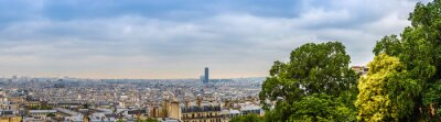 Fotobehang Panorama van Parijs