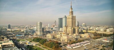 Panorama van Warschau