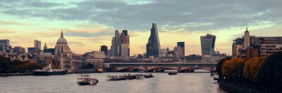 Fotobehang Panoramisch beeld van Londen