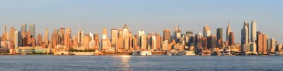 Fotobehang Panoramisch New York in de zon