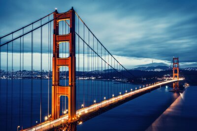 Panoramisch uitzicht op de Golden Gate