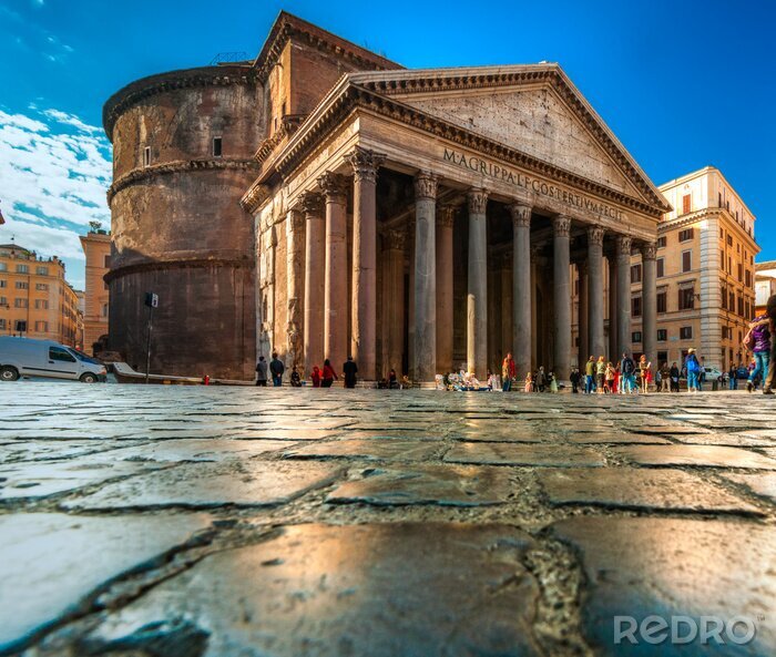 Fotobehang Pantheon van dichtbij