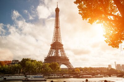 Fotobehang Parijs en monument