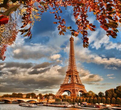 Fotobehang Parijs in de herfst